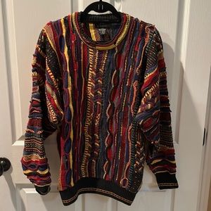 J.F. J Ferrar multicolor crewneck sweater
